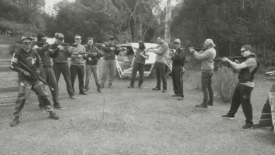 Grupo de airsoft guerrilheiros